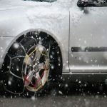 Με αλυσίδες η κίνηση των οχημάτων σε σημεία του οδικού δικτύου στην Πέλλα προς το χιονοδρομικό κέντρο του «Βόρα»