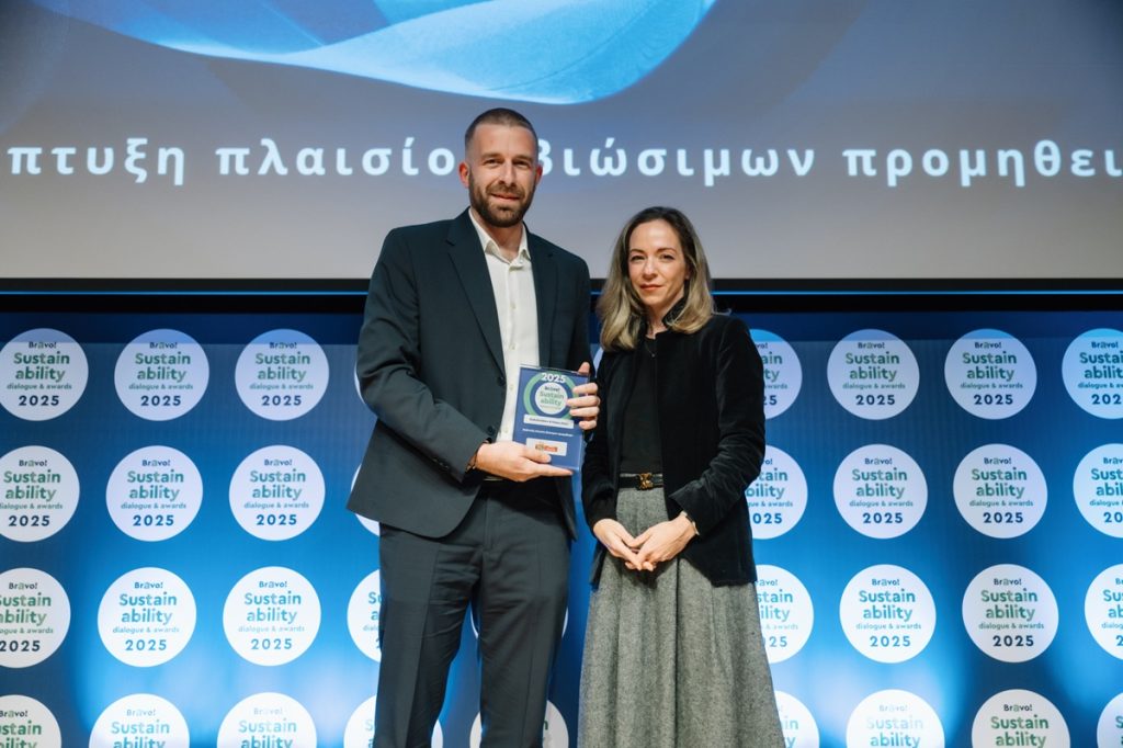Διάκριση για την ΜΠΑΡΜΠΑ ΣΤΑΘΗΣ στα Bravo Sustainability Awards 2025