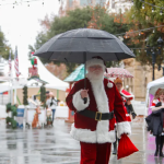 Χειμωνιάτικο σκηνικό με καταιγίδες και χιόνια Χριστούγεννα και Πρωτοχρονιά