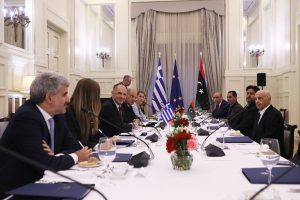 Η συνάντηση του Γεραπετρίτη με τον πρόεδρο της Βουλής των Αντιπροσώπων της Λιβύης