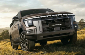 Η KGM δίνει μια πρώτη εικόνα του pickup Musso Q300, λανσάρισμα το 2026