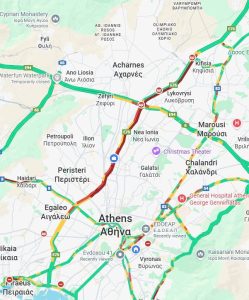 Χάος στον Κηφισό μετά από σοβαρό τροχαίο στο ύψος της Καλυφτάκη - Δύο τραυματίες