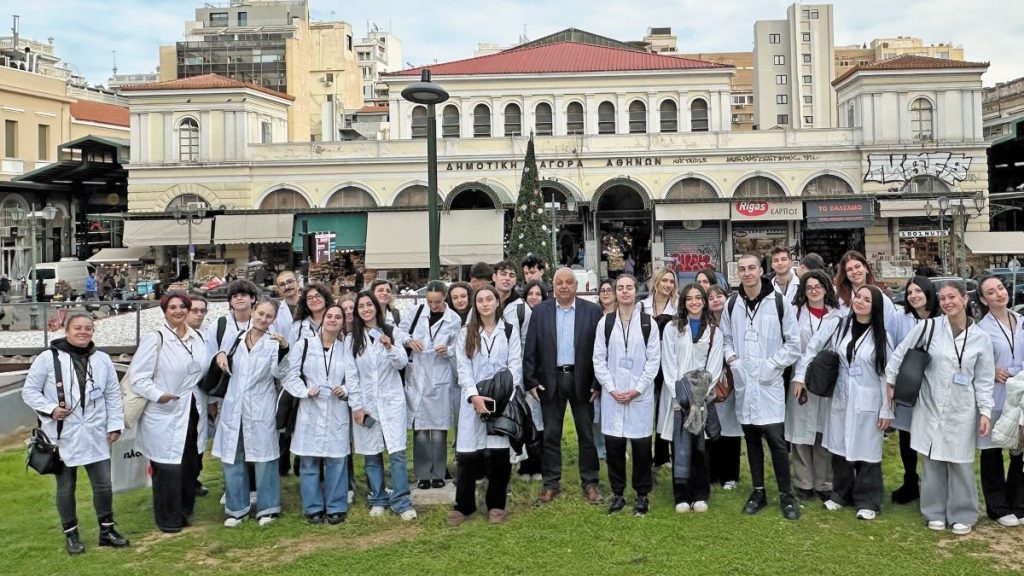 Επίσκεψη του Τμήματος Δημόσιας και Κοινοτικής Υγείας στη Βαρβάκειο Αγορά