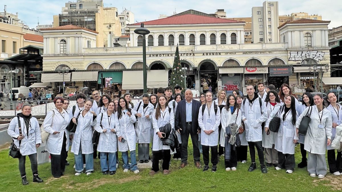 Επίσκεψη του Τμήματος Δημόσιας και Κοινοτικής Υγείας στη Βαρβάκειο Αγορά