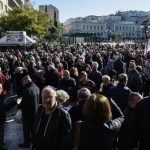 Πορεία διαμαρτυρίας των συνταξιούχων προς το υπουργείο Εργασίας