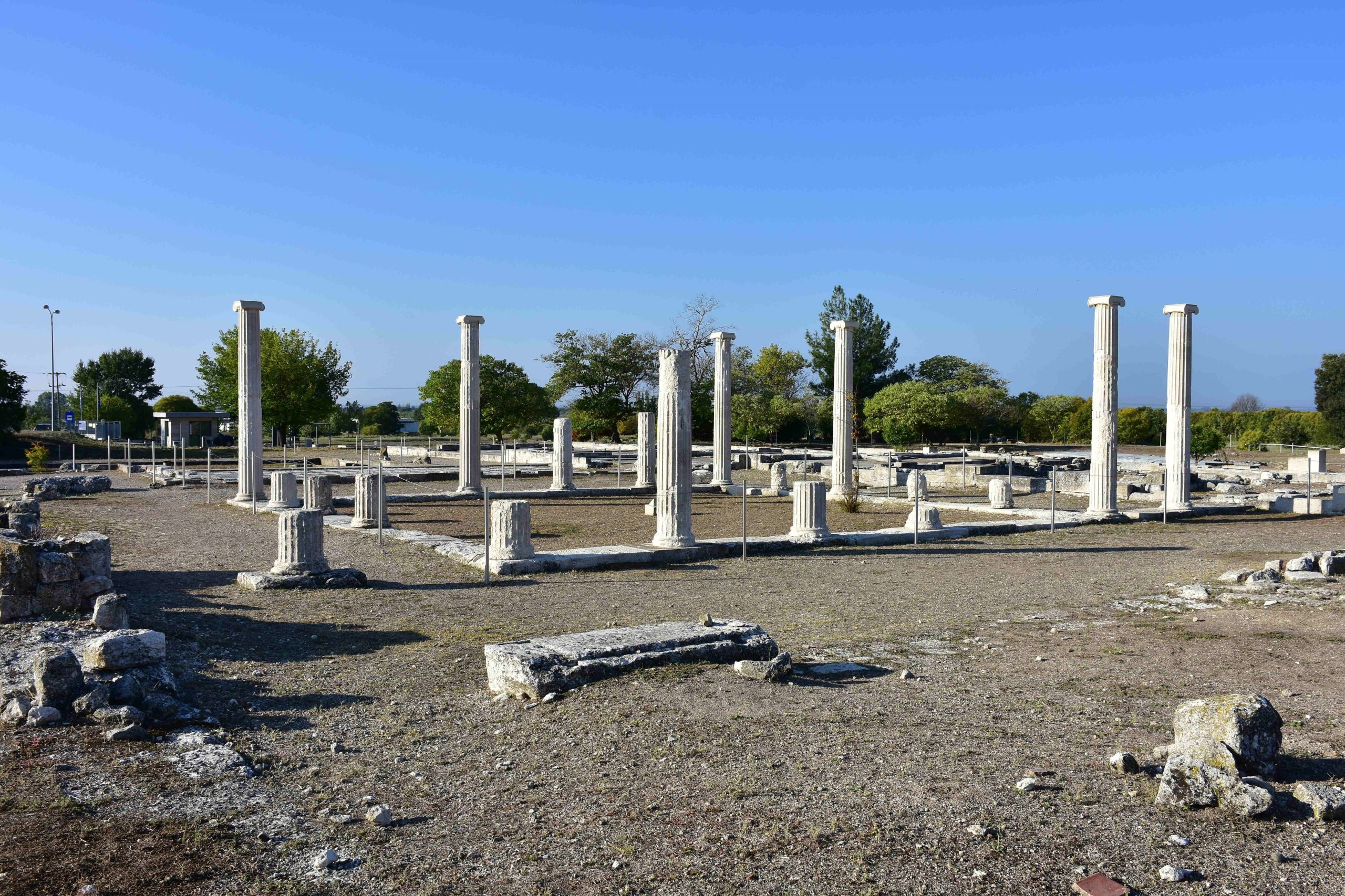 Εγκαινιάστηκε ο αρχαιολογικός χώρος του Ανακτόρου της Πέλλας