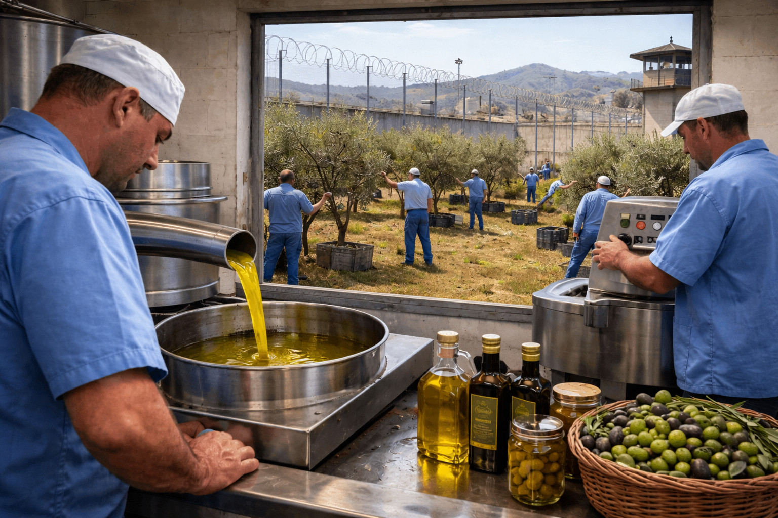 Νέα παγκόσμια τάση: Παραγωγή ελαιολάδου από την...φυλακή
