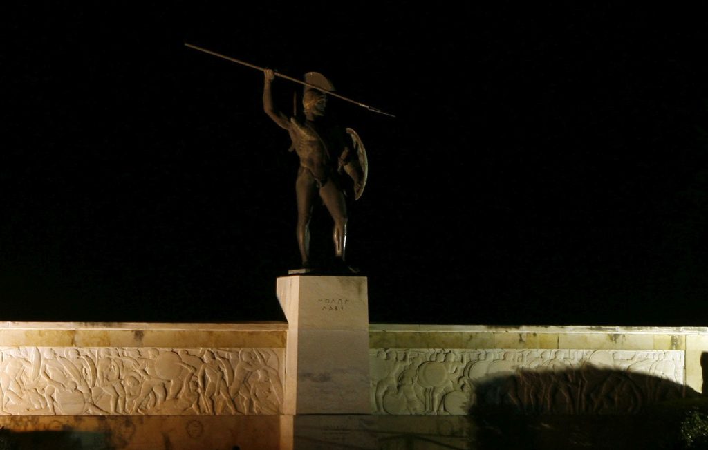 Άγαλμα, Λεωνίδας Σπάρτη, Θερμοπύλες,