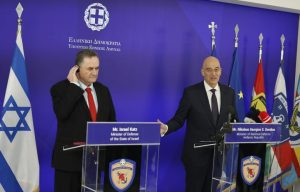 Δένδιας: Κοινή βούληση Ελλάδας και Ισραήλ για ανάπτυξη της αμυντικής συνεργασίας