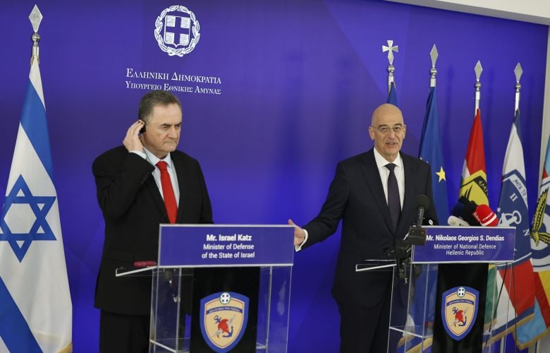 Δένδιας: Κοινή βούληση Ελλάδας και Ισραήλ για ανάπτυξη της αμυντικής συνεργασίας