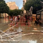 Λίγα λεπτά διήρκησε η καταιγίδα στο Ηράκλειο και έκανε ζημιές