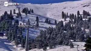 Μαγευτικό χιονισμένο τοπίο στο Χιονοδρομικό Κέντρο των Καλαβρύτων