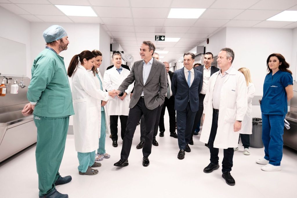Στον «Άγιο Σάββα» ο Κ. Μητσοτάκης: «Το Εθνικό Σύστημα Υγείας αλλάζει, το Ταμείο Ανάκαμψης αξιοποιείται πλήρως»