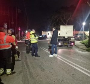 Ρόδος: Πτώση τοιχίου στην οδό Παπαλουκά λόγω κακοκαιρίας