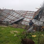 Καταστράφηκε κτηνοτροφική εγκατάσταση από ανεμοστρόβιλο στην Πηνεία