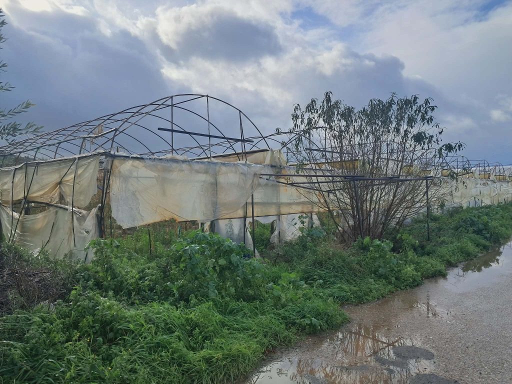 Ηλεία: Καταστροφές σε θερμοκήπια στο Γαννιτσοχώρι – Στήριξη ζητούν οι παραγωγοί