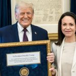 Η Κορίνα Ματσάδο παρέδωσε στον Τραμπ το Νόμπελ Ειρήνης