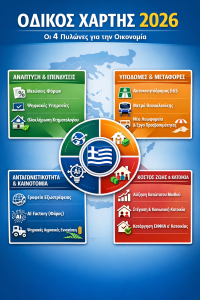 Κωστής Χατζηδάκης: Οι 4 πυλώνες για ανάπτυξη, υποδομές και ενίσχυση εισοδήματος (infographic)