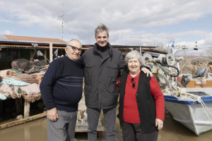 Αυτοψία Μητσοτάκη σε Συνοριακό Σταθμό Κήπων και πλημμυρισμένα