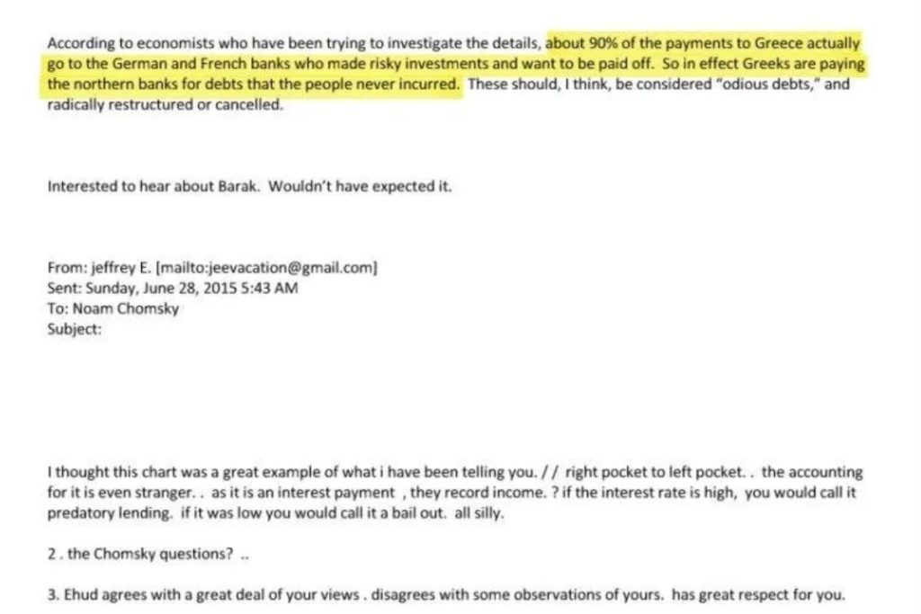 Επστάιν: «Οι Έλληνες πλήρωσαν την διάσωση ξένων τραπεζών»