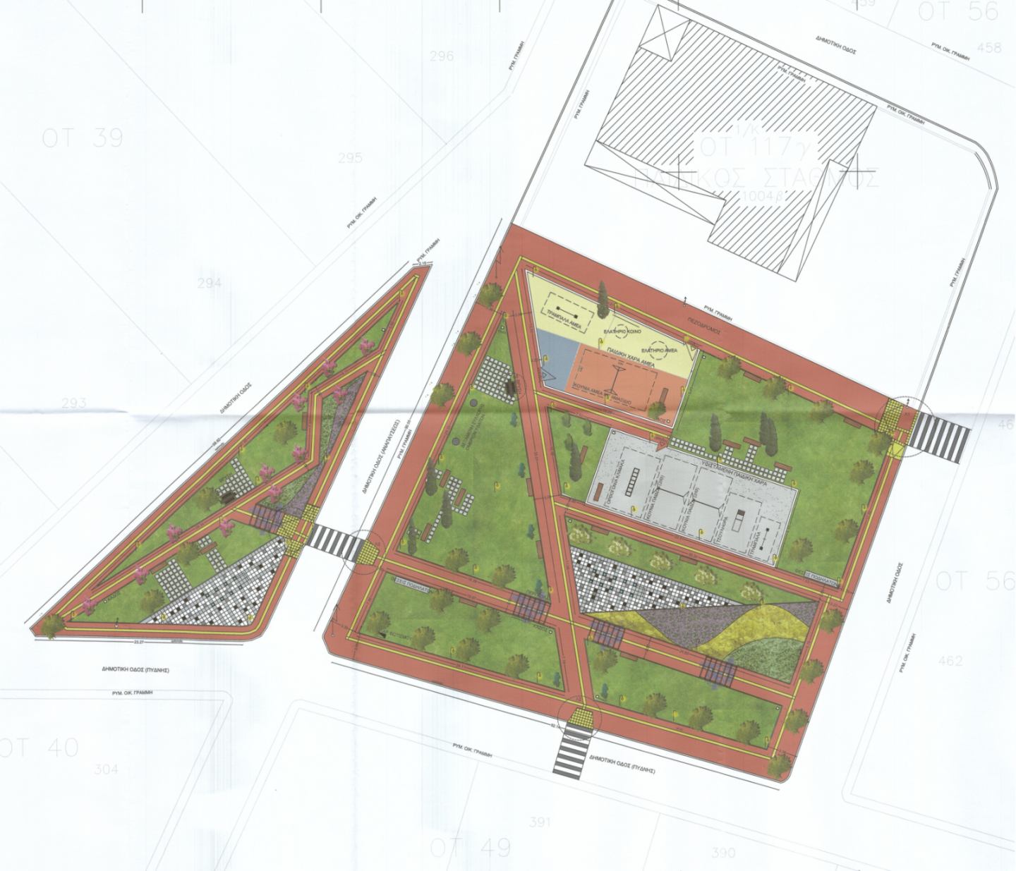 Κατερίνη: Αλλάζουν όψη η πλατεία και το πάρκο στον Κορινό