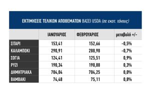 Χάνει την αξιοπιστία του το USDA, συντηρεί τα 20 με 23 λεπτά το ελληνικό καλαμπόκι