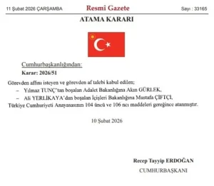 Ερντογάν: Αλλαγές υπουργών στη μέση της νύχτας