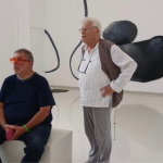 Ο Κώστας Τσόκλης και ο Θανάσης Λάλας στο Μουσείο Οίνου Γεροβασιλείου