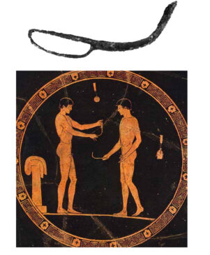 Η στλεγγίδα και το ελαιόλαδο για την καθαριότητα των αρχαίων