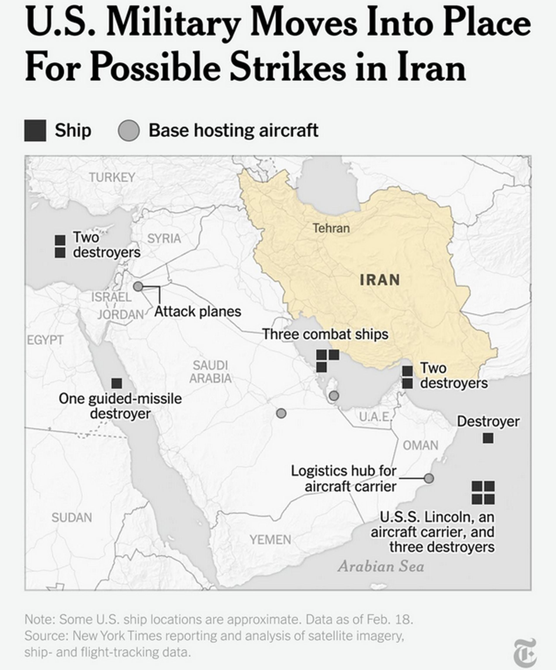 Χάρτης, ΗΠΑ, Ιράν, δυνάμεις