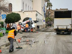 Κως: Έκλεισε ο παραλιακός μετά την επέλαση της κακοκαιρίας