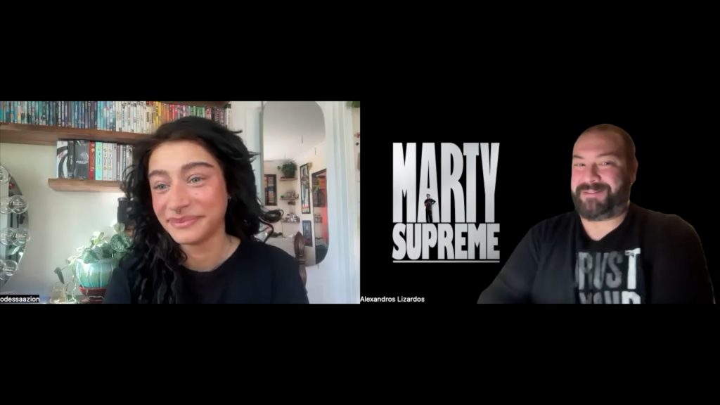 Η Οντέσα Α’ζάιον στο ERTnews λίγο πριν την ανακοίνωση της υποψηφιότητας της για Bafta