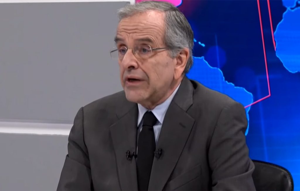Αντώνης Σαμαράς: «Ποιο Μητσοτάκης ή χάος; Ο Μητσοτάκης είναι το χάος»