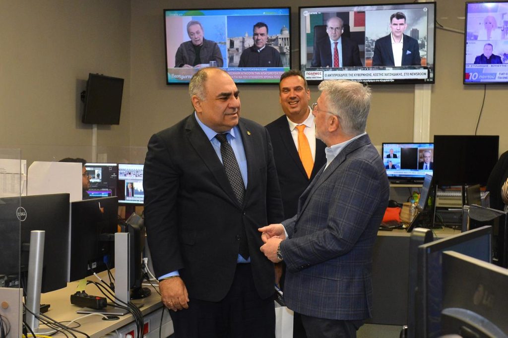 Επίσκεψη του Πρέσβη της Κύπρου Σταύρου Αυγουστίδη στο Ραδιομέγαρο της ΕΡΤ – «Αιώνια ευγνωμοσύνη στην Ελλάδα»