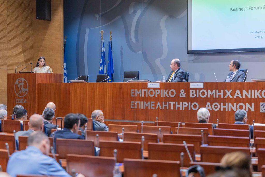 Ελληνο-ινδικό επιχειρηματικό φόρουμ στην Αθήνα για την ενίσχυση των διμερών οικονομικών και εμπορικών σχέσεων