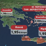 Ποιες περιοχές έχουν την ακριβότερη αμόλυβδη - Ειδική πρόβλεψη για το κόστος των καυσίμων στα νησιά