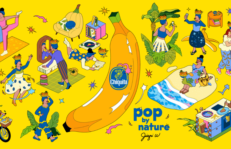 Για 3η χρονιά η καμπάνια «Pop by Nature» της Chiquita