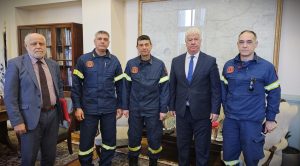 Κέρκυρα: Επίσκεψη του Γενικού Επιθεωρητή Π.Υ στο νησί