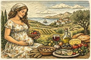 Εγκυμοσύνη και Μεσογειακή Διατροφή