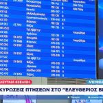 Το χάος στη Μέση Ανατολή φέρνει ακυρώσεις πτήσεων στο αεροδρόμιο «Ελευθέριος Βενιζέλος»