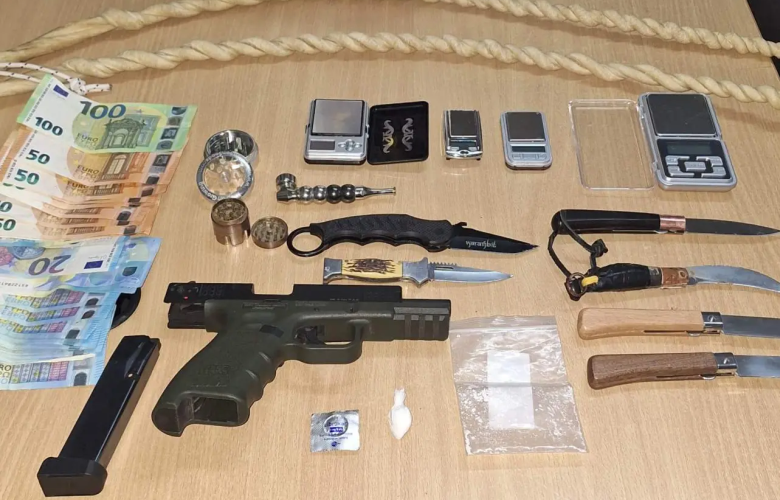 Συνελήφθη στη Ρόδο 45χρονος για ενδοοικογενειακή βία, όπλα και ναρκωτικά