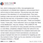 Νέες απειλές Τραμπ κατά του Ιράν: «Δεν είναι πια ο “νταής της Μέσης Ανατολής”, είναι ο “ηττημένος” – Σήμερα θα χτυπηθεί πολύ σκληρά!»