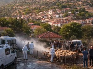 Σε αναβρασμό οι κτηνοτρόφοι στη Λέσβο λόγω αφθώδους, υποδοχή Τσιάρα με συλλαλητήριο