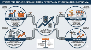Το ράλι στα καύσιμα απειλεί την ανάπτυξη και το εισόδημα των Ελλήνων