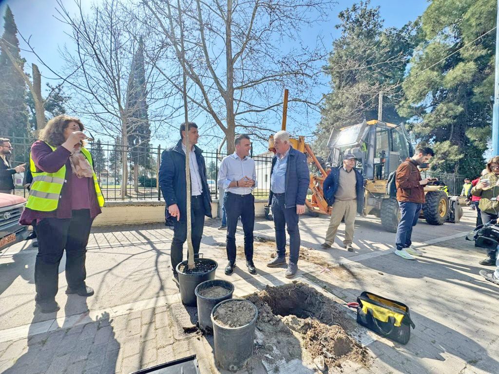 Πάνω από 1.300 νέα δέντρα μέχρι τέλη του 2026 στη Λάρισα