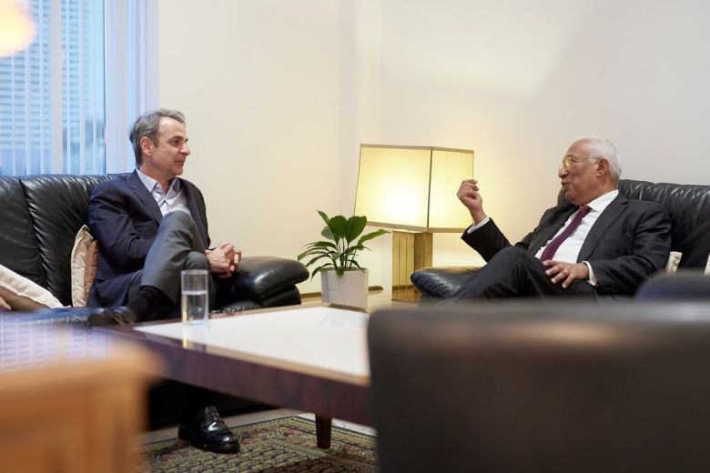 Συνάντηση Κυριάκου Μητσοτάκη με Αντόνιο Κόστα: Συζητήθηκαν οι προοπτικές ειρήνευσης στο Ιράν