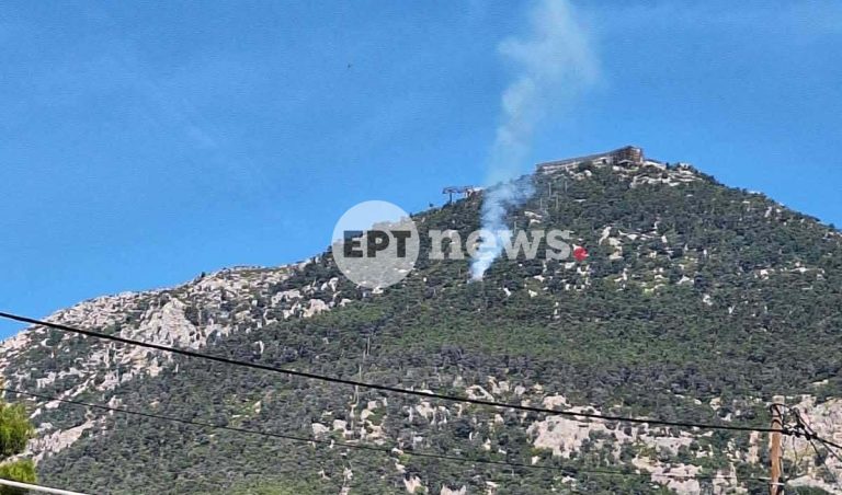 Φωτιά τώρα στην Πάρνηθα στο ύψος του τελεφερίκ - Διακοπή κυκλοφορίας στη Λ. Πάρνηθος