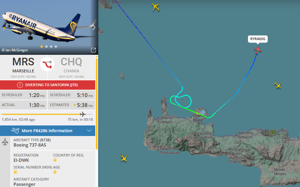 Χανιά: Προβλήματα και στις πτήσεις λόγω καιρού