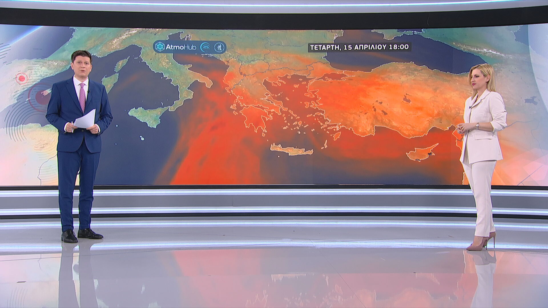 Αφρικανική σκόνη: Υποχωρεί από την Παρασκευή με ισχυρούς βοριάδες – Η πρόγνωση της Ν. Ζιακοπούλου